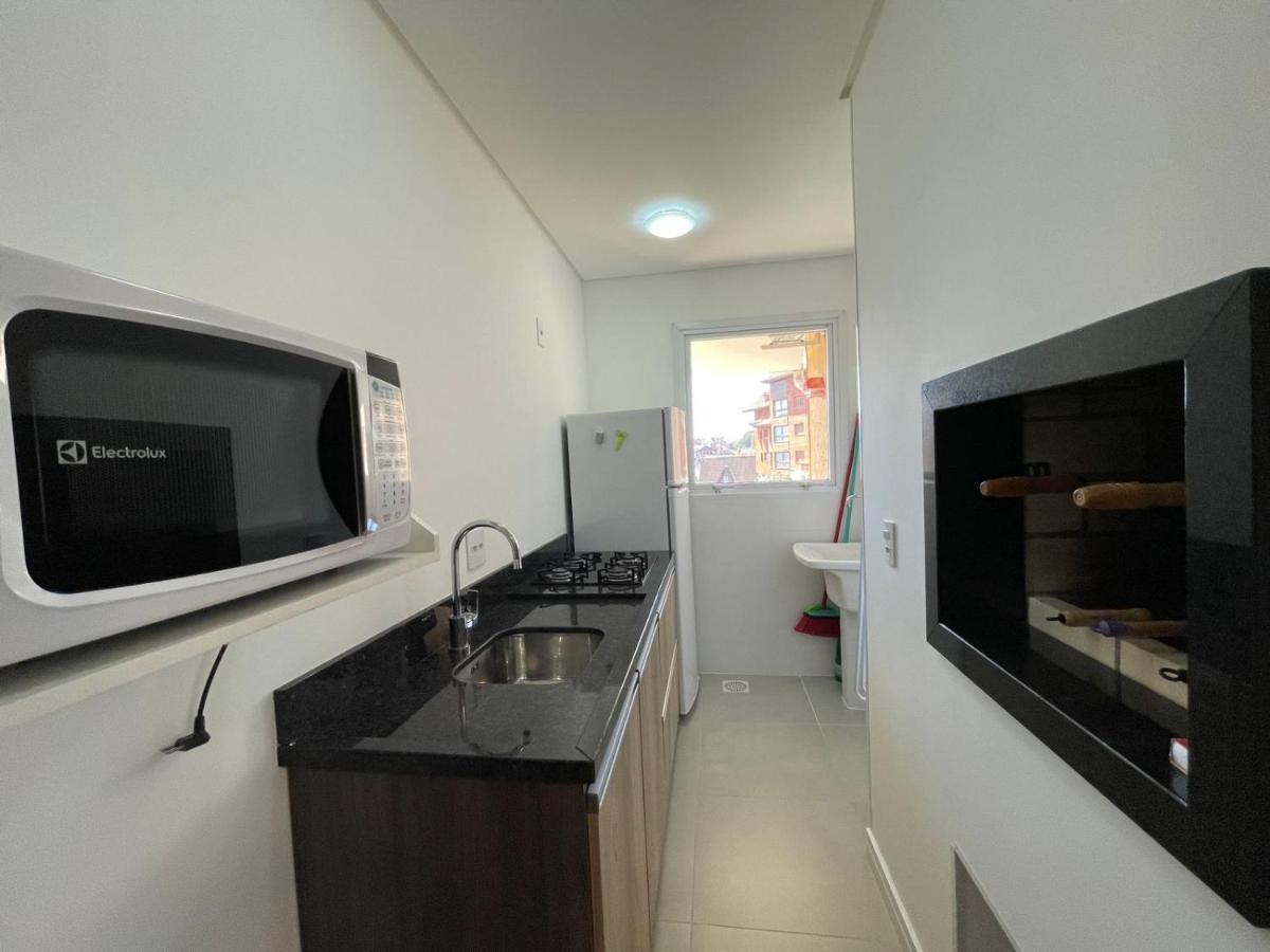 Apartamento 1D Com Lareira No Centro De Gramado Exterior foto